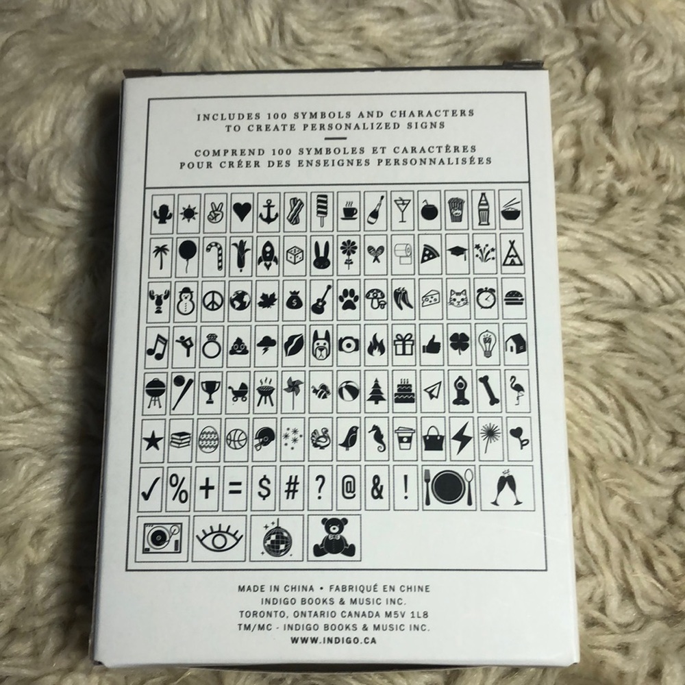 NWT Extra symbol & character pack for cinema light boxes